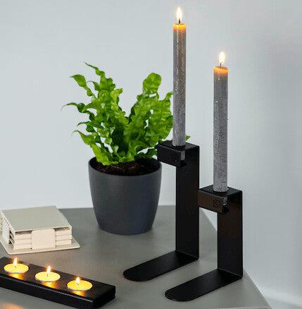 Steellish Kandelaar Mino Gitzwart