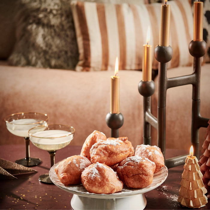 &k amsterdam Smoked Champagneglas - 2 st.