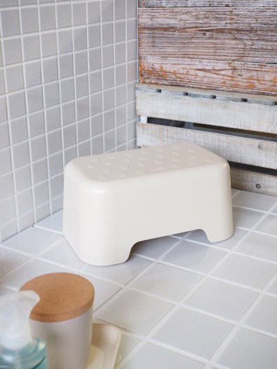 Ekobo Baño Kinderopstapje Bamboevezel 32x19x15 cm - Stone