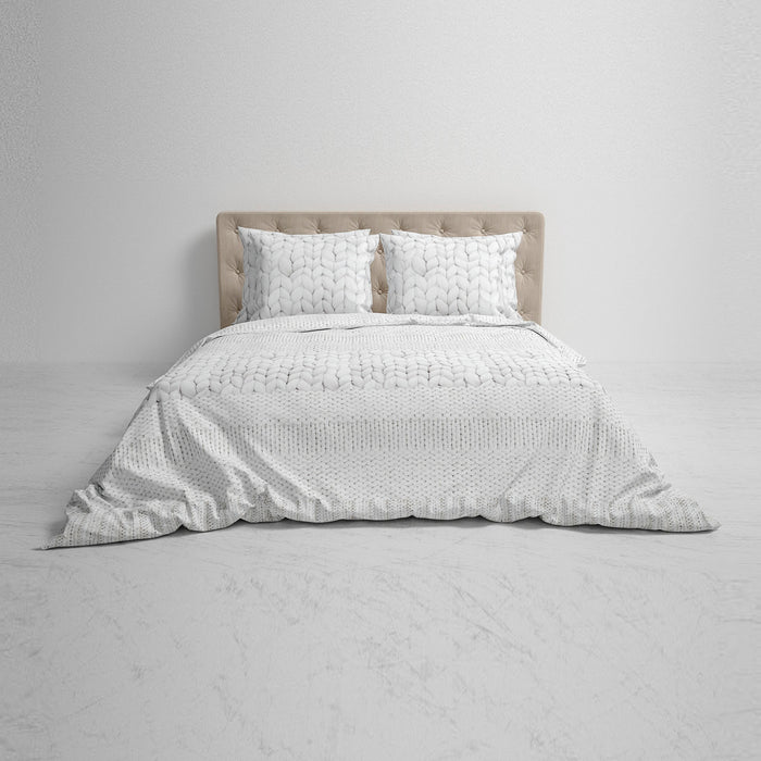 Heckett & Lane Paddy Dekbedovertrek 140 x 200TC/220 cm - Frost White