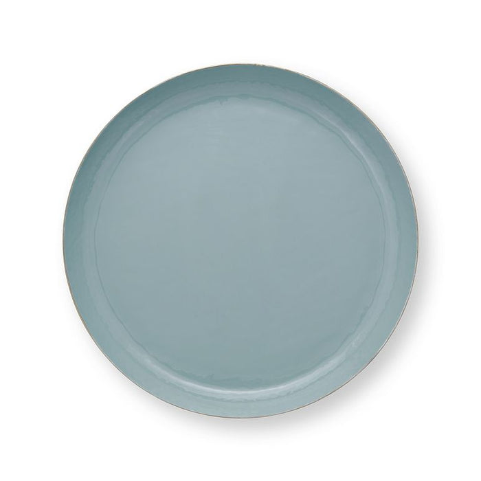 Pip Studio Dienblad - Metaal - Blauw - Ø 40cm