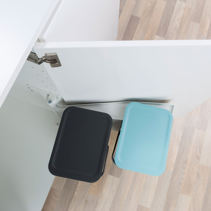 Brabantia Sort & Go Inbouwemmer 2 x 12 L