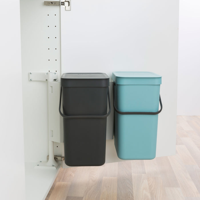 Brabantia Sort & Go Inbouwemmer 2 x 12 L
