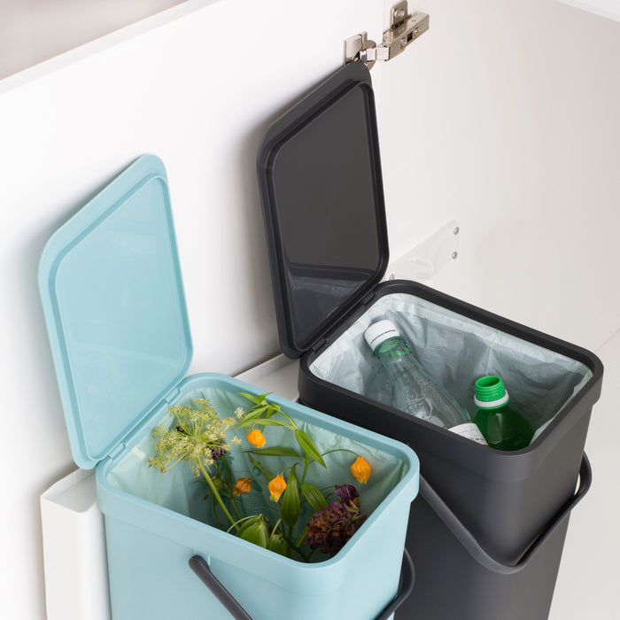 Brabantia Sort & Go Inbouwemmer 2 x 12 L