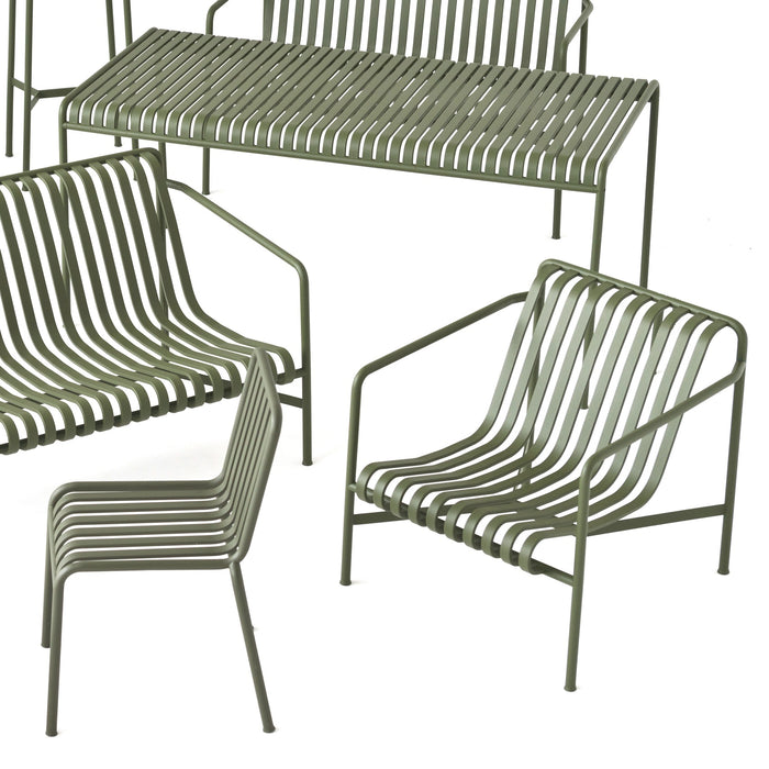 HAY Palissade Lounge Chair Low - Lichtgrijs