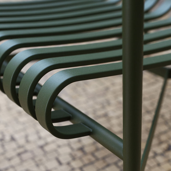 HAY Palissade Lounge Chair Low - Olijfgroen