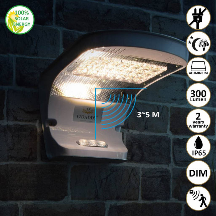 O'DADDY - O'DADDY Galaxy solar tuinverlichting - wandlamp met 700