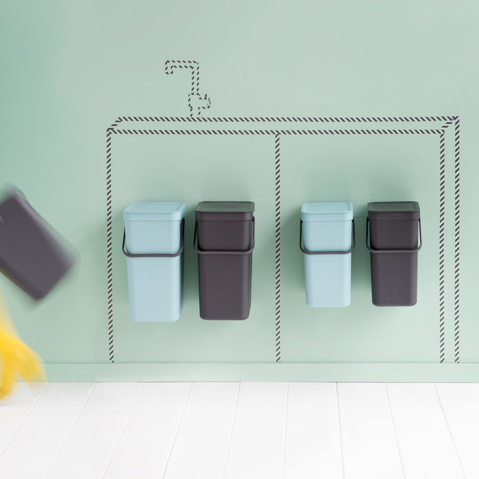 Brabantia Sort & Go Inbouwemmer 32 Liter (2x16 L)