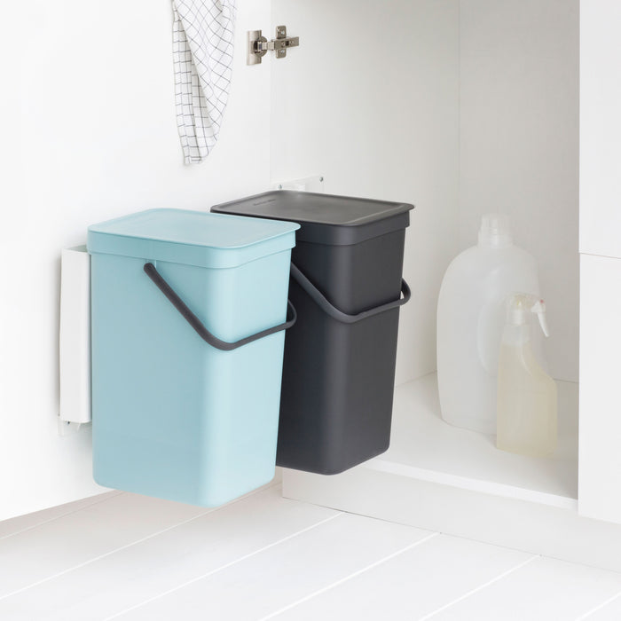 Brabantia Sort & Go Inbouwemmer 32 Liter (2x16 L)
