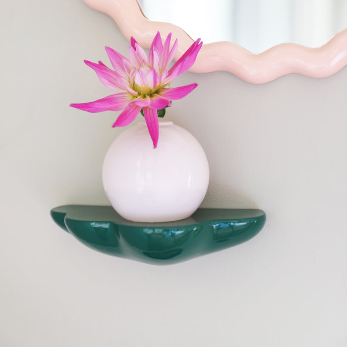 &k amsterdam Funghi Wandplank - Donkergroen