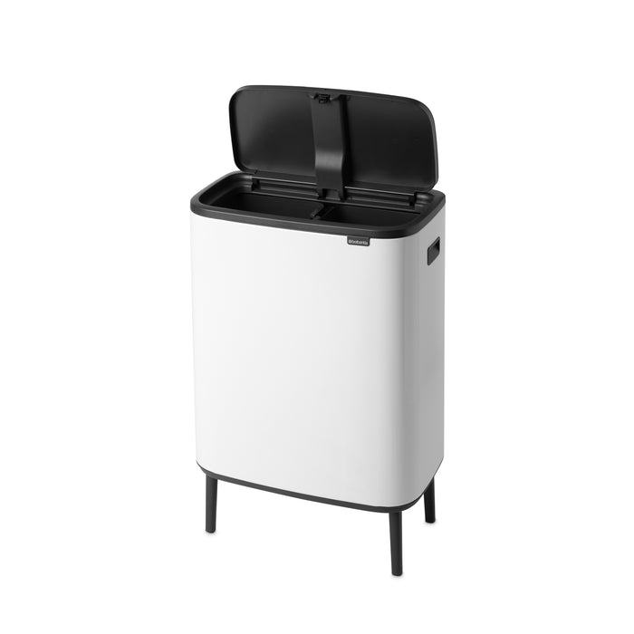 Brabantia Bo Touch Bin Hi Afvalemmer 2 x 30 L - Wit