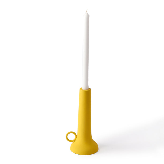 POLSPOTTEN Spartan Kandelaar S - Yellow