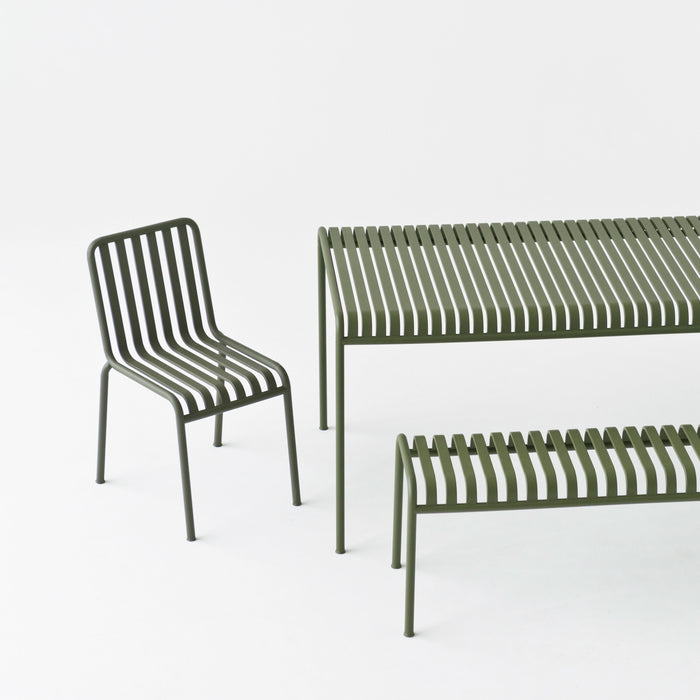 HAY Palissade Tuinbank 120 cm - Olijfgroen