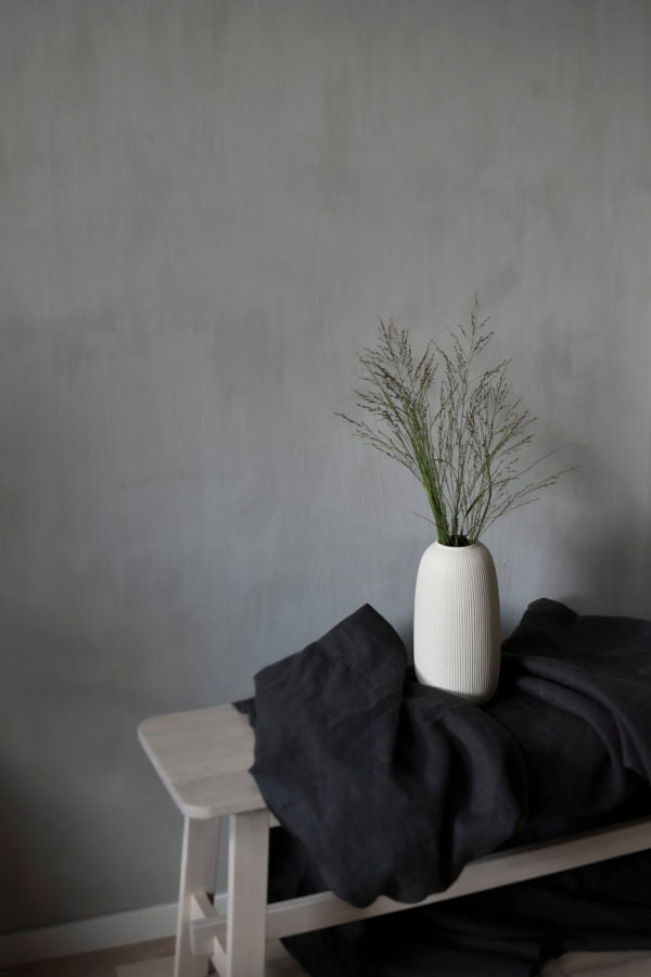 Storefactory keramieken vaas beige (Ø 12 centimeter x 25 centimeter)