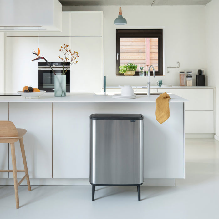 Brabantia Bo Touch Bin Hi Afvalemmer 2 x 30 L - Vingerafdrukvrij