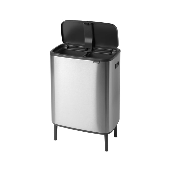 Brabantia Bo Touch Bin Hi Afvalemmer 2 x 30 L - Vingerafdrukvrij