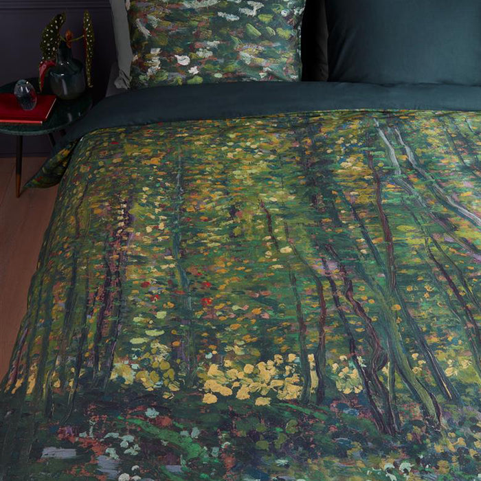 Beddinghouse x Van Gogh Museum Trees Dekbedovertrek 140 x 200/220 cm - Groen