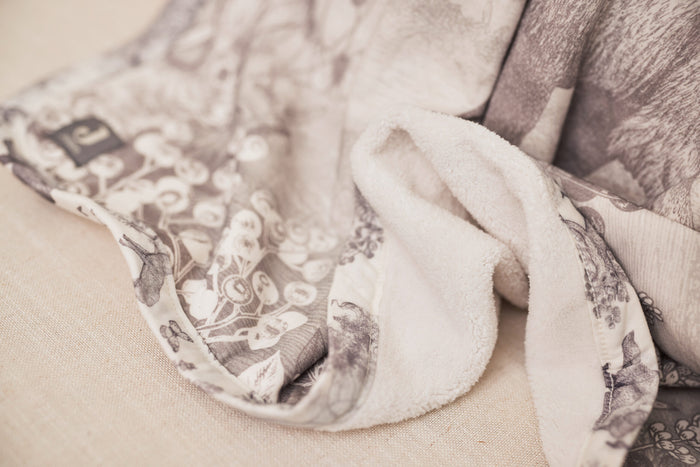 Jollein ledikantdeken pimpelmees (100 centimeter x 150 centimeter)