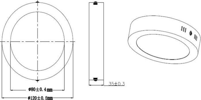Trio CENTO - Plafonnière - Nikkel