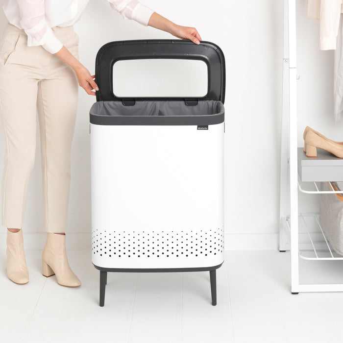 Brabantia Bo Hi Wasbox 2 x 45 L - White