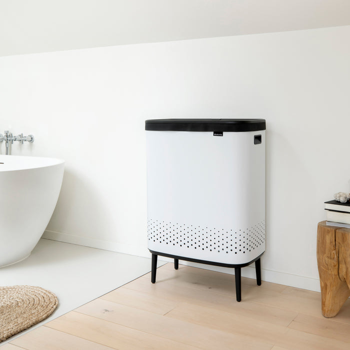 Brabantia Bo Hi Wasbox 2 x 45 L - White