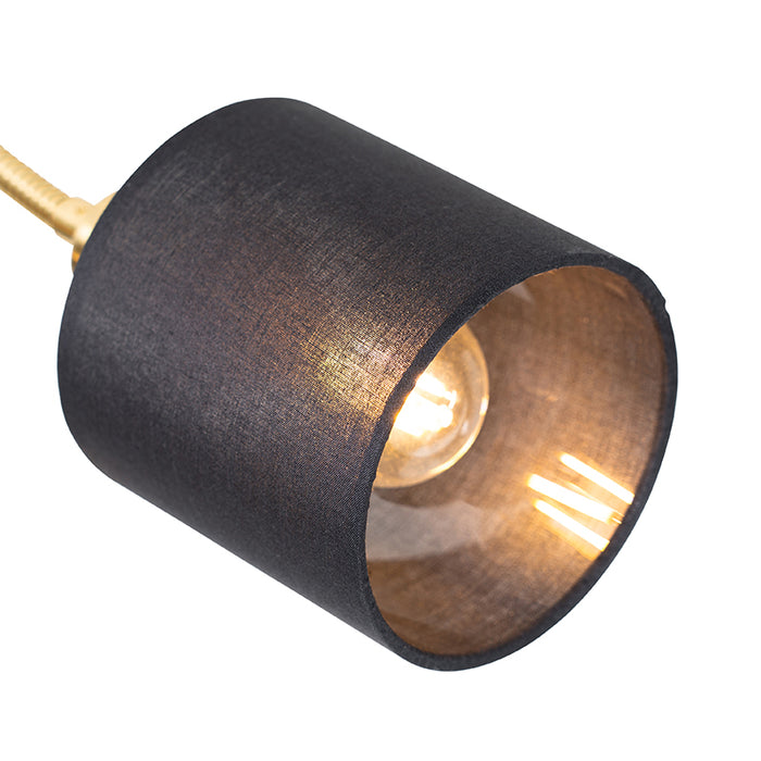 QAZQA Plafondlamp merwe - Goud|messing - Modern - D 51.5cm