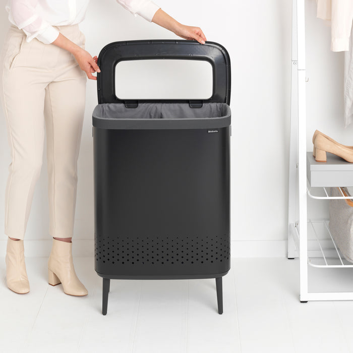 Brabantia Bo Hi Wasbox 2 x 45 L - Matt Black
