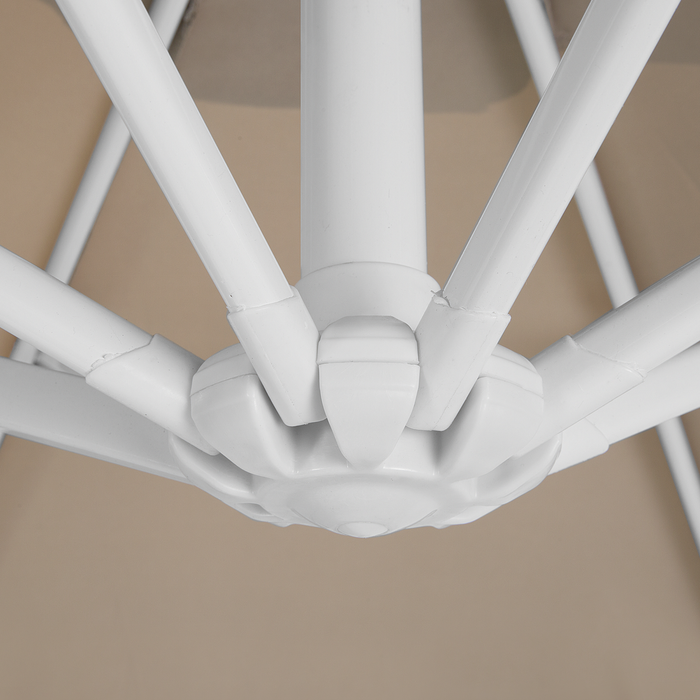 Beliani - MONZA - Zweefparasol - Beige - Polyester