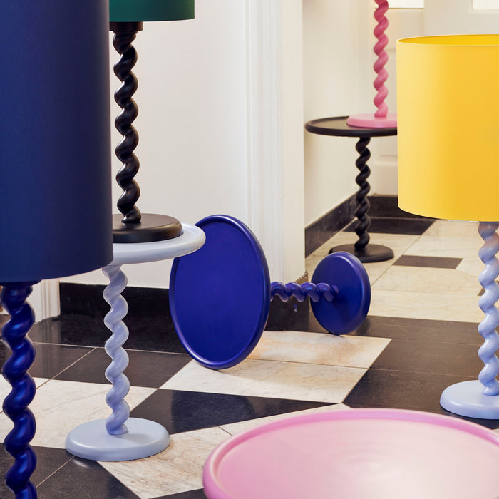 POLSPOTTEN Twister Bijzettafel - Roze