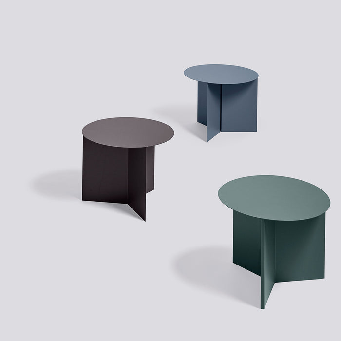 HAY Slit Table Round Bijzettafel Ø 45 cm - Zwart