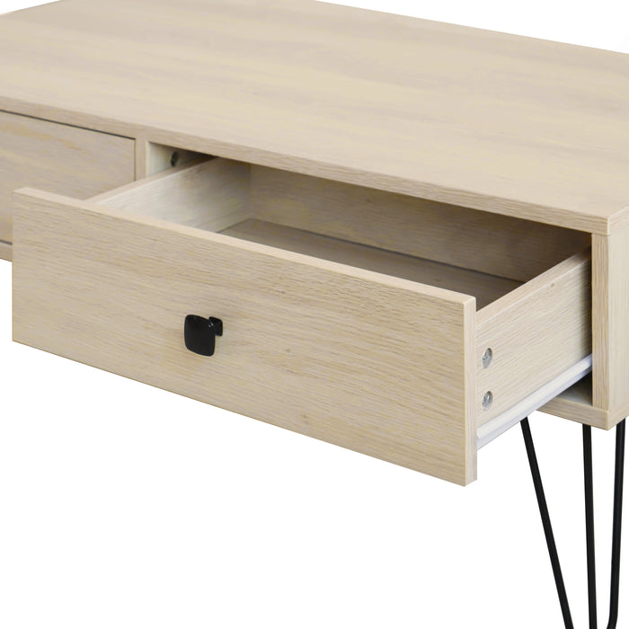 QUVIO Salontafel met 2 lades- QUV1024 - Sand