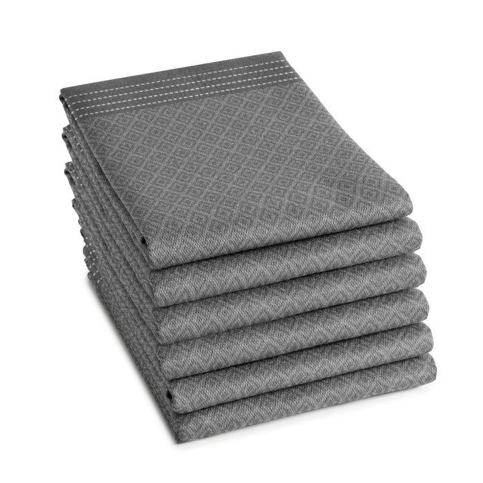 DDDDD theedoek Akira - 60x65cm - Grijs - 6 Stuks