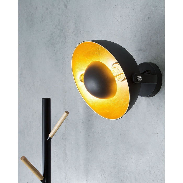 Beliani - THAMES - Wandlamp - Zwart - Metaal