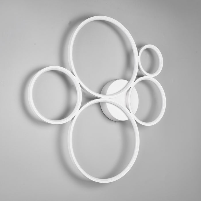 Trio Rondo Plafonnière - Mat wit