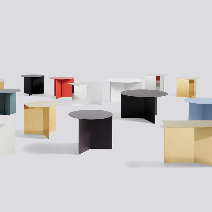 HAY Slit Table Round Bijzettafel Ø 45 cm - Wit