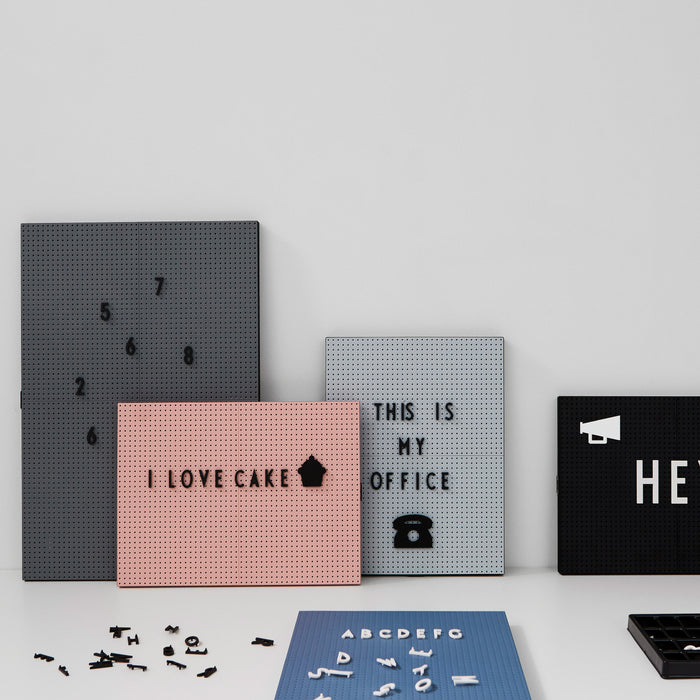 Design Letters Party Icons voor Letterbord