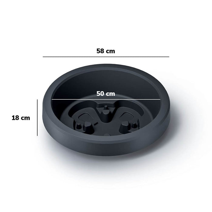 Tuinartikelen.nu - Regenton Wave - 240 liter - Grijs