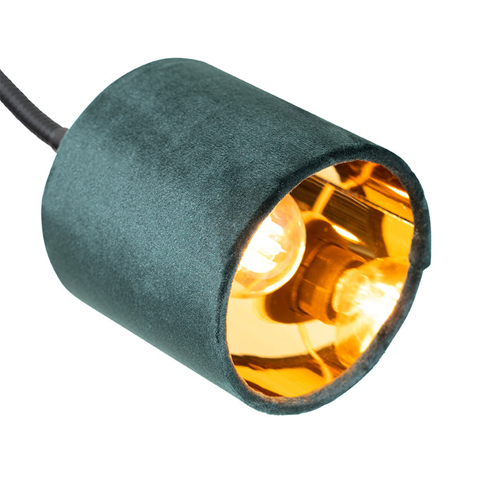 QAZQA Plafondlamp merwe - Groen - Modern - D 51.5cm