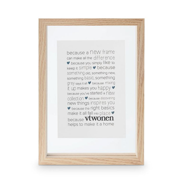 vtwonen Fotolijsten - 2 Stuks - Hout - Naturel - 22x31cm