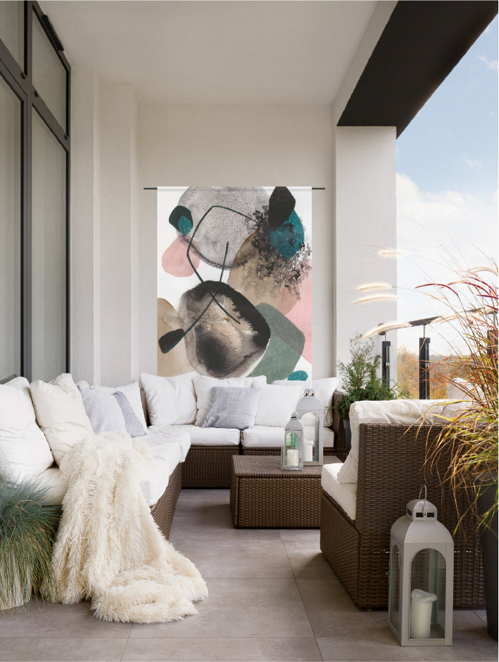 Urban Cotton - Splash Medium - Wandkleed Outdoor