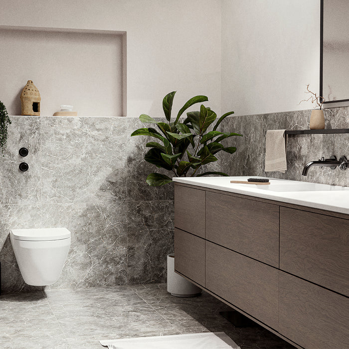 Zone Denmark Rim Toiletrolhouder - Zwart