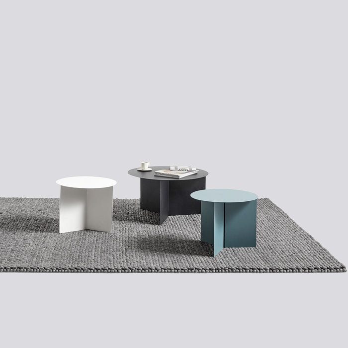 HAY Slit Table Round XL Bijzettafel - Ø 65 cm - Zwart