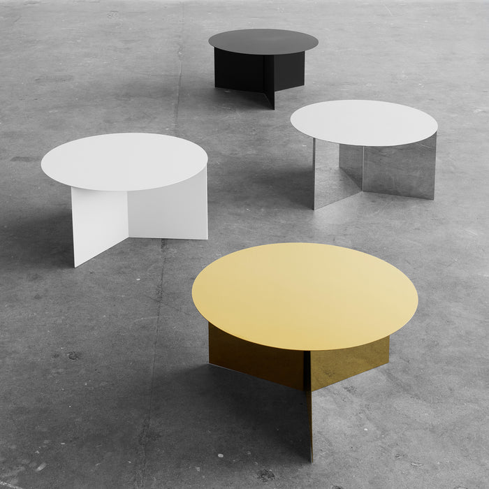 HAY Slit Table Round XL Bijzettafel - Ø 65 cm - Wit