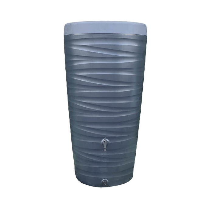 Tuinartikelen.nu - Regenton Wave - 240 liter - Antraciet