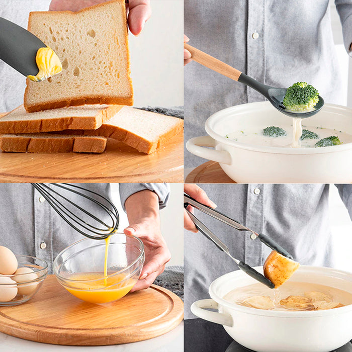 Krumble Siliconen spatel keukenset 11-delig