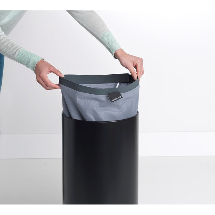 Brabantia Wasbox 35 L - Zwart / Kurk