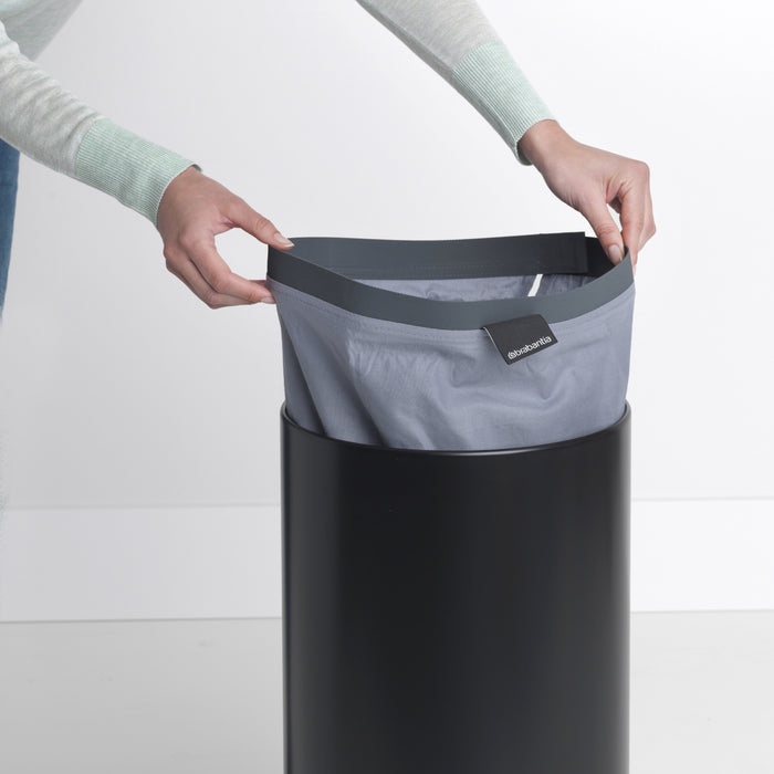 Brabantia Wasbox 35 L - Zwart / Kurk
