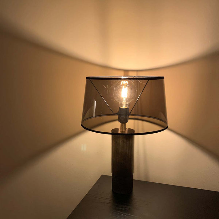 Home sweet home lampenkap Smoke rond 35|30|19 - smoke