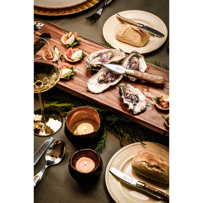 Laguiole Style de Vie Luxury Line oestermessen 2-delige giftset