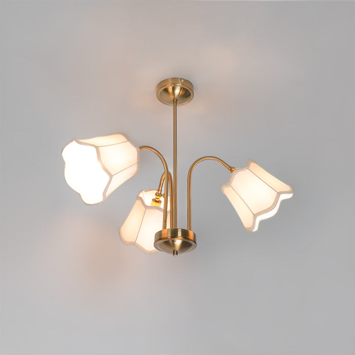 QAZQA Plafondlamp nona - Wit - Klassiek | Antiek - D 70cm